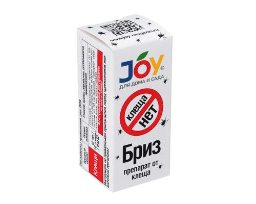 Препарат от клеща Бриз 12мл для обработки территории JOY