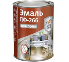 Эмаль для пола ПФ-266 Красно-Коричневая 0,8кг. "Delta Color" Волгоград
