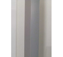 Уголок 15*15 отделочный ПВХ - СЕРЫЙ, 2.7м