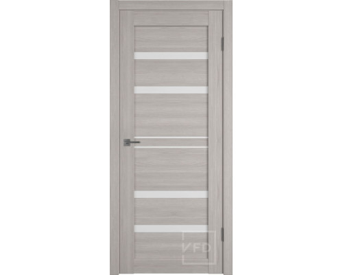 Дверное полотно 600x2000 Атум Про 26 Дуб Каменный матовое стекло (Stone oak white cloud)