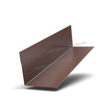 Угол Внутр. п/э RAL 8017 (Шоколад) 50х50мм 2 метр
