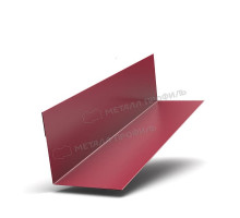 Угол Внутр. п/э RAL 3005 (Красное вино) 50х50мм 2 метр