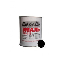 Эмаль ПФ-115 черная 1,8кг ГОСТ (ДАРАДА)