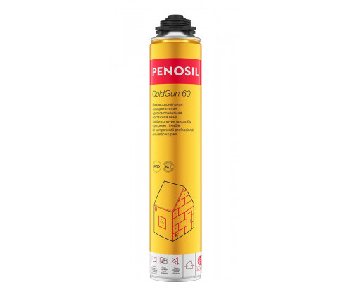 Пена монтажная профес. 1000мл/750мл летняя "Penosil Gold Gun 60 "
