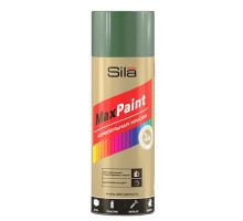 Эмаль аэрозольная (в балончиках) Зеленый мох RAL6005 520мл Sila Home Max Paint
