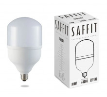 Лампа светодиодная 100W с адаптером E40 230V 6400K SBHP1100 55101 SAFFIT
