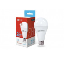 Лампа светодиодная InHome VC ЛОН A60 E27 25W (2380lm) 6500K 6K 118x60 (без пульсации) 2068