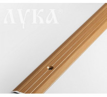 Порог-стык УЗКИЙ ПС 01 900мм 083 бук (25*3мм) Лука