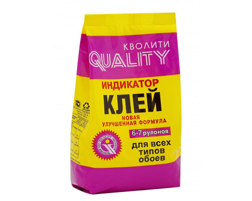 Клей для обоев универсальный 200г индикатор Кволити /КЛ30
