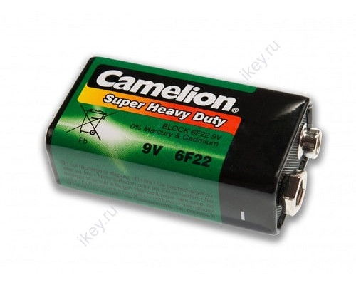 Батарейка крона 6F22 CAMELION 9V