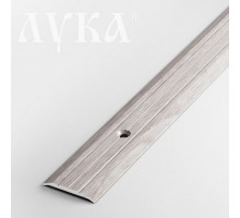 Порог-стык УЗКИЙ ПС 01 900мм 106 ясень белый (25*3мм) Лука