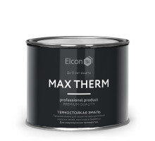 Эмаль термостойкая +700С Elcon Серебро 0,4кг