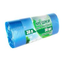 Мешки для мусора 30л 30шт/уп Особопрочные