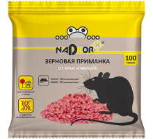 Средство от крыс и мышей Зерновая приманка, 100 гр.